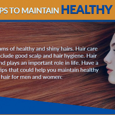 Infographic: 5 Tips To Maintain Healthy Hair! – STYLEMAKE